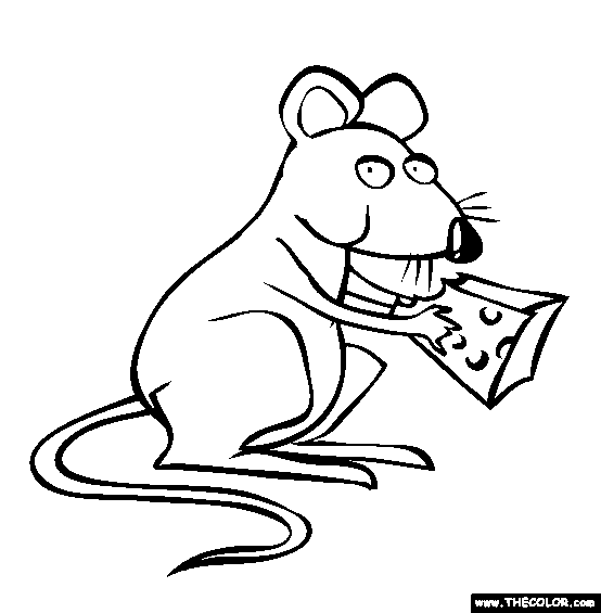 Year of the Rat Coloring Page